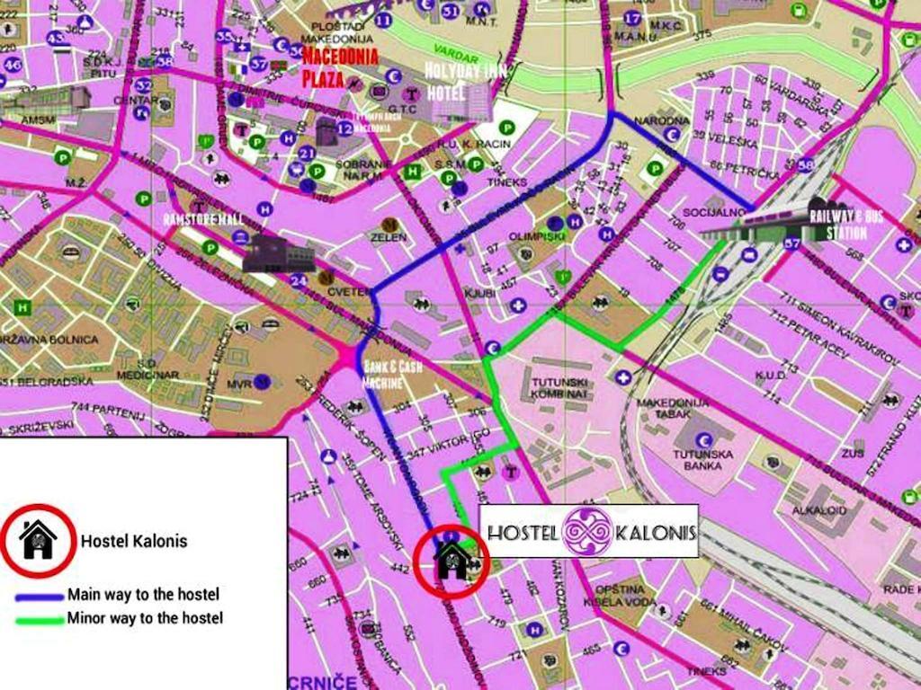 Hostel Kalonis Скопие Екстериор снимка